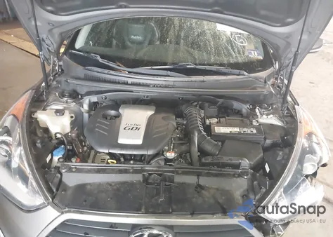 2014 Hyundai Veloster Turbo W/Black z USA, uszkodzony, nr VIN KMHTC6AE6EU201611